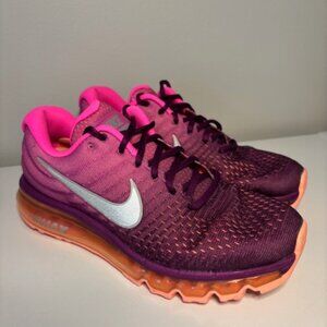 Women's Nike Air Max - Bright Grape Fire Pink (Size 9)